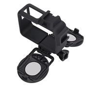 Tbest Action Camera Protective Frame Froofroproping Anti Drop Lens Protector Boing Boot with Cold Shoe Interface Adapter 1/4 Pouces Trou pour Un Verre trempé RS ABS