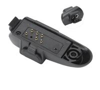 Tbest Adaptateur audio pour Baofeng Adaptateur audio pour casque talkie-walkie pour casque BF-A58 BF-UV9R UV-9R Plus M Port 2