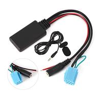 Tbest Adaptateur Bluetooth Fortwo 451, Adaptateur Bluetooth Fortwo 450 8 Broches 8 Broches Bluetooth Aux in avec Microphone Appel Mains Libres adapté pour Smart Fortwo 450