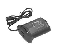 Tbest Adaptateur d'alimentation Continue pour Batterie Factice de Caméra LPE19, Alimentation Professionnelle Haute Performance pour R3 1D X Mark III II 1Ds IV, Matériau ABS PC (Prise UE)