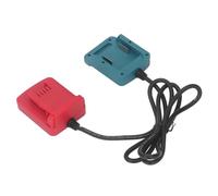 Tbest Adaptateur de Batterie Lithium-ION Bl1815 18 V avec Câble d'extension de 1,5 M pour Outils électriques de la Série 48 11 1828 Convertisseur ABS Léger avec Crochet de Ceinture pour Réduire la