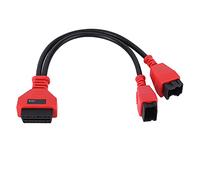Tbest Adaptateur de Connecteur de Câble de Diagnostic de Voiture Automatique 12 + 8 pour MS908 MS906, adapté aux Tests de Codes de l'outil de Diagnostic DCar, Effectue des Tests de Codes du Fabricant