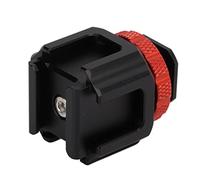 Tbest Adaptateur de Griffe Porte-Accessoire à Cinq Têtes, Support D'extension de Microphone Résistant à l'usure, Support de Lumière de Remplissage Professionnel en Alliage D'aluminium