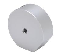 Tbest Adaptateur de Montage pour Trépied Satellite Universel en Alliage D'aluminium, Filetage 1/4 Pouce, Conversion pour Antenne Parabolique Rectangulaire, Camping en Plein Air, Voyage (Silver)