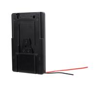 Tbest Adaptateur de Support de Plaque de Batterie V Mount Premium ABS Convertisseur d'alimentation de Verrouillage Durable pour Le Montage LED de la Caméra