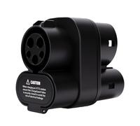 Tbest Adaptateur Type 1 vers Type 2, Connecteur de Charge 250V 80A Coupure