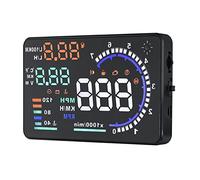 Tbest Affichage Tête Haute OBD II, écran HUD Voiture 5,5 Pouces for
