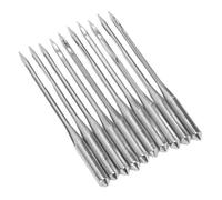 Tbest Aiguilles en acier pour machine à coudre Lot de 10 aiguilles pour machine à coudre universelles standard en acier robuste