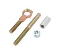 Tbest Ajustable Tige de Poussoir de Maître Cylindre 7,5 Pouces Kit | Matériau métallique, compatible avec Ford 1964-1973, installation facile