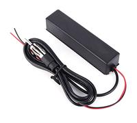 Tbest Amplificateur de Signal FM, Booster D'antenne électronique, Voiture Améliorée pour Véhicules, Camions, Motos, Bateaux, Camping-Cars