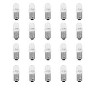 Tbest ampoule tableau de bord, Ampoule De Tableau De Bord, 20Pcs T11 T4W BA9S H6W 1895 Convexe 1LED Auto Voiture LED Blanc Ampoule De Tableau De Bord