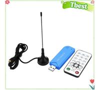 Tbest Android Tv Box Streaming Stick Mini clé TV numérique Portable USB 2.0 DVB-T + DAB + FM RTL2832U + FC0012, prise son lecteur