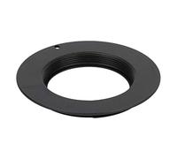 Tbest Anneau Adaptateur de Montage M42, en Alliage D'aluminium de qualité Supérieure, Convertisseur D'objectif vers Corps D'appareil Photo pour DSLR Noir 6.5x6.5x0.8cm