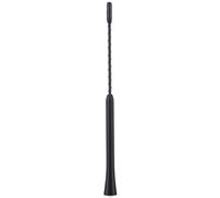 Tbest Antenne Radio D'Antenne de Voiture Automatique Trapue 9 Pouces Remplacement Anti-Bruit Vis sur Aluminium en Caoutchouc Noir avec 3 Vis pour Raccords Filetés de 6 Mm