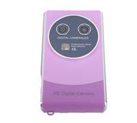 Tbest Appareil Photo Numérique 4K Double Objectif 36 MP Haute Résolution Zoom 15x Mise au Point Automatique Anti-secousse Vintage avec écran de 3 Pouces pour la Photographie de Voyage (Purple)