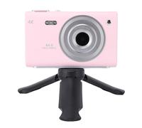 Tbest Appareil Photo Numérique 4K Mise au Point Automatique 64MP Vlog avec Zoom 16X Anti-secousse Voyage Compact pour la Photographie Débutants Adolescents Adultes ABS écran 2,8 Pouces (Pink)