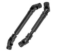 Tbest Arbre d'entraînement à Cannelures Multiples en Acier, 2 Pièces, pour Land Defender RC, Pièces de Mise à Niveau de Voiture, Arbre de Transmission Haute Performance