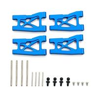 Tbest Armes de Course en Alliage pour TRAX4 1/18 Latx Teton Desert Prerunner SST - S'adapte aux Voitures Télécommandées - à L'avant et à L'arrière 4 Pack (BLUE)
