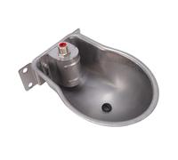 Tbest Automatic Sheep Water Bowl 9.06x6.5in Stainless Steel