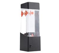 Tbest Autres Fournitures d'élevage, Lampe d'ambiance de Chevet Relaxante Volcan Eau Aquarium Fish Tank LED Light Hot HG