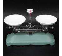 Tbest Balance avec Jeu de 500g, Design Durable (100g) | Mesure précise, plateau en plastique résistant aux chutes, métal de haute qualité