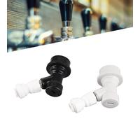 Tbest Ball Lock Connecteur, Durable 1/4in MFL, Gaz Liquide Fit | Service de qualité alimentaire, convient aux fûts Cornelius, 8 mm push-fit