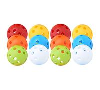 Tbest Balles en Plastique Creuses pour Pratique de Golf, 72MM, 26 Trous, Balles à Flux d'air pour L'entraînement au Swing