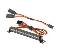Tbest Barre Lumineuse LED pour Voiture RC, 16 LED Haute Résistance, Forte ténacité, Remplacement Polychrome pour 4M Defender, Compatible avec Les Signaux CH1 et CH3