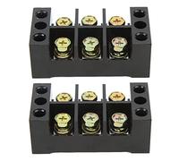 Tbest Barrette de Jonction 60A 600V (3 Bits (603)) | Matériau PC, anti-corrosion, câblage facile, tournevis universels