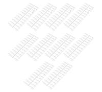 Tbest Bâtonnets à Ongles Transparents, 240 Pièces, pour Affichage de Vernis à Ongles, Pointes Trapézoïdales, Fournitures de Manucure, Salon Professionnel, Nuancier en Plastique (Trapèze long 240