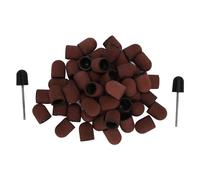 Tbest Bits de Forage à Ongles de Longue Durée avec Arbre, Bandes de Ponçage D'effet de Broyage pour la Manucure, Facile à Installer et à Démonter, Idéal pour les Amateurs de Nail Art et à Usage