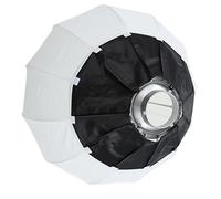 Tbest Boîte à Lumière Pliable de Style Lanterne, Cadre en Métal de Haute qualité, Boîte à Lumière Sphérique, Lumière Ronde à 360 ° pour la Photographie, Support D'enregistrement Vidéo, (65 cm)