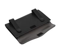 Tbest Boîte à Mouchoirs Portative en Cuir PU pour Pare-soleil de Voiture, Distributeur de Serviettes en Papier, Organisateur pour Véhicules de Camion SUV, Noir 9x5 Pouces