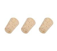 Tbest Boucle en Bois Bouchon Naturel pour Bouteilles pour les Bouteilles du Vin/Sceau de Bière 10 Pièces (22 * 17 * 35 pour les bouteilles de vin rouge)