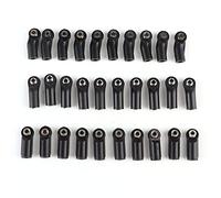 Tbest Boules de Liaison d'extrémité de Tige RC, Support de Tête de Rotule de Liaison d'extrémité de Rotule pour Scx10 II 90046 90047 1/10 RC Voiture Chenille