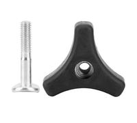 Tbest boulon de bouton de poignée 1Pc Triangle poignée bouton écrou vis boulon ensemble pour Honda tondeuse à gazon
