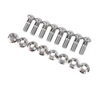 Tbest Boulons de Pignon Arrière écrous à Haute Résistance Iron M10x35mm 16pcs Kit Compatible avec 350 700 700R YFZ450 YFZ450V YFZ450X Pièces de Remplacement de Moto