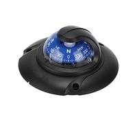Tbest Boussole de Navigation Boussole Marine de Bateau Magnétique Multifonction Professionnelle avec Réglage de la Déclinaison Magnétique et Lumière LED 12 V pour