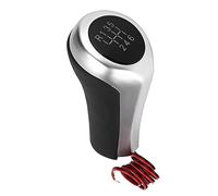 Tbest Bouton de Remplacement OE à 6 Vitesses pour Série 5 E60 E61 E28 E34 E39 - Levier de Vitesse Mat avec Lumière, Compatible avec la Série E81 E82 E87 E88 F20