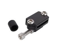 Tbest Butée de Pédale D Embrayage Réglable, Plaque D Arrêt de Pédale Embrayage en Alliage Aluminium usiné CNC avec Mécanisme Réglable for Véhicules à Transmission Manuelle (Black)
