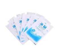 Tbest Buvez de la Glace Carbonique, 10pcs Sacs de Glace Réutilisables en Gel pour la Nourriture, Le Vin, Les Légumes, L'utilisation Industrielle Médicale (Épaissir 200 ML)