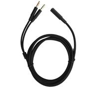 Tbest Câble adaptateur audio Câble audio pour casque adaptateur 2 en 1 adapté pour Kingston HyperX Cloud Stinger / Cloud Mix /