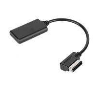 Tbest Câble Audio AMI MMI MDI Adaptateur Transmission HD Haute Vitesse Interface Musicale sans Fil Compatible avec R7 S5 A6L A8L A4L Après 2010 ABS Noir 5 12 V