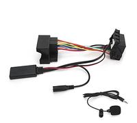 Tbest Câble AUX in Adaptateur Audio Stéréo avec Microphone Son de pour 207 307 407 308 C2 C3 C4 C6 C8 Jumpy Synergie Expert 1007 4007 607 807