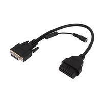 Tbest Câble de Câblage du Boîtier Adaptateur OBD I, 16 Broches Mâle à 15 Broches Femelle, Câble de Conversion de Remplacement pour X431, Remplacement pour X431 OBD Box I, l'Adaptateur Est Un,