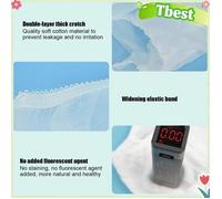 Tbest caleçons pour femmes 10 pièces de caleçons enceintesSlips jetablesCulotte de maternité parapharmacie ceinture XXL