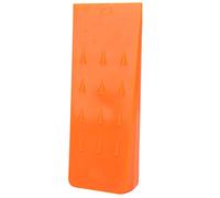 Tbest Cales d'abattage d'arbre de 8 Pouces pour la Coupe du Bois, Outil de Travail du Bois, Motif gravé à Haute Friction, Plastique 'ingénierie Léger Orange
