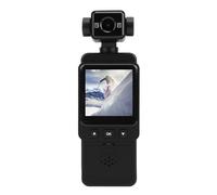 Tbest Caméra 1080P Caméscope Vlog Stabilisation Multi-Axes Rotation de L'objectif à 270 Degrés et 180 Degrés Photographie Extérieure Multifonctionnelle Appareil Photo Portable pour