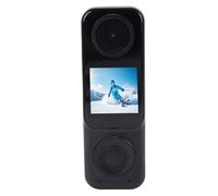 Tbest Caméra 4K à Double Objectif avec Stabilisation d'image électronique WiFi, écran de 1,53 Pouces, Enregistrement Avant et Arrière pour Vélo, Voyage, Vlog