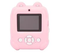 Tbest Caméra à Instantanée pour Enfants, 48mp HD 1080P, Zoom 16X, Jouet D' sans Encre avec écran de 2.4 Pouces, pour Enfants en Bas âge, Matériau ABS (Pink)